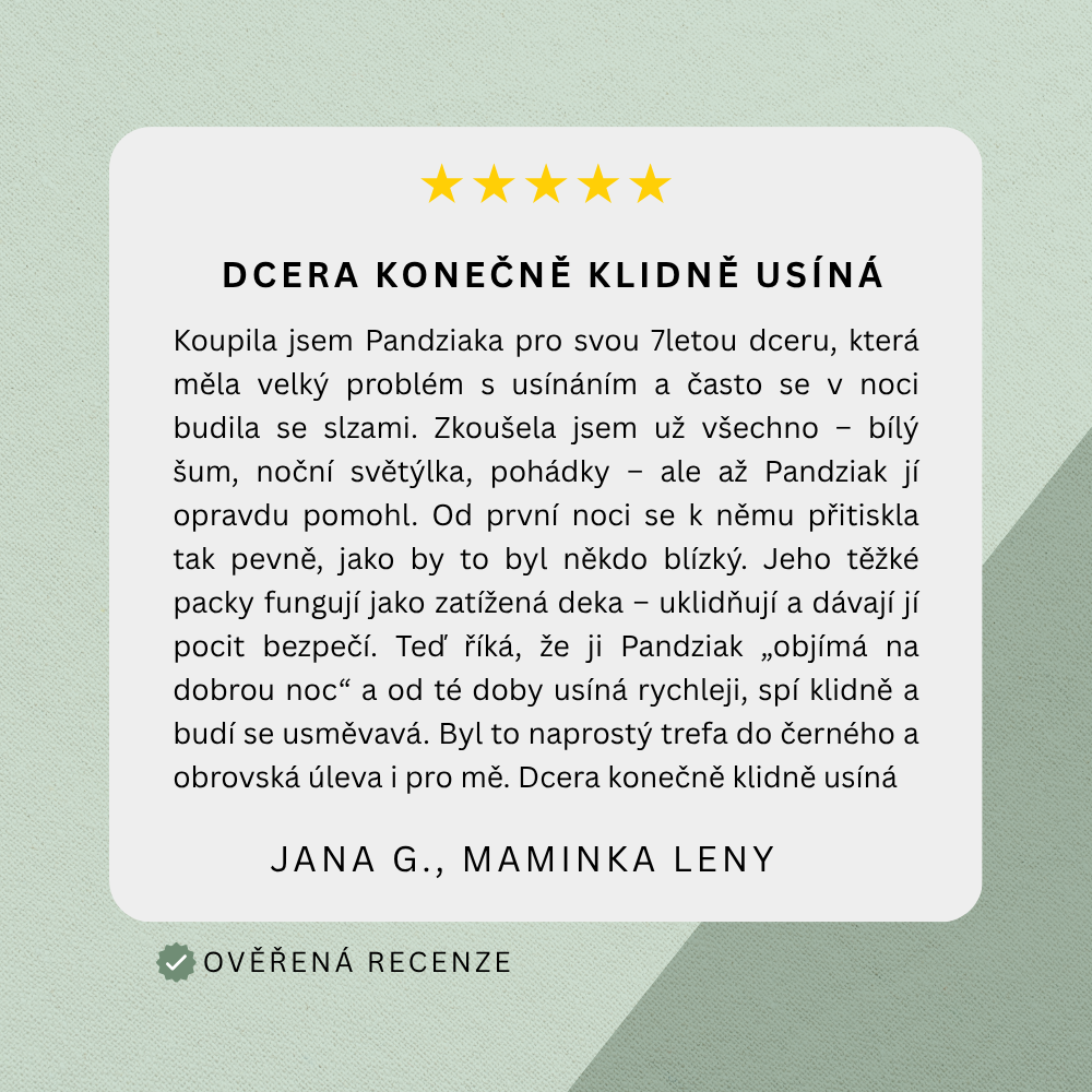 Těžkáč™ - Plyšák s závažím