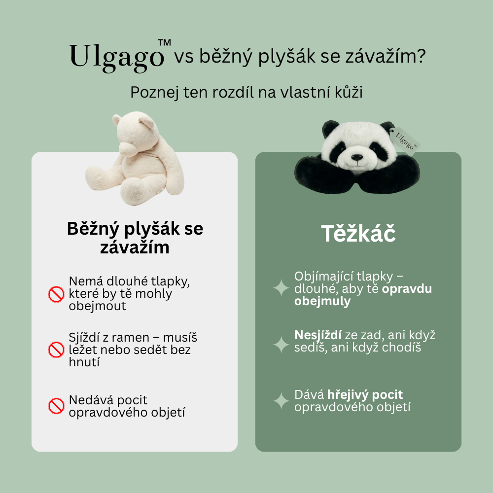 Těžkáč™ - Plyšák s závažím